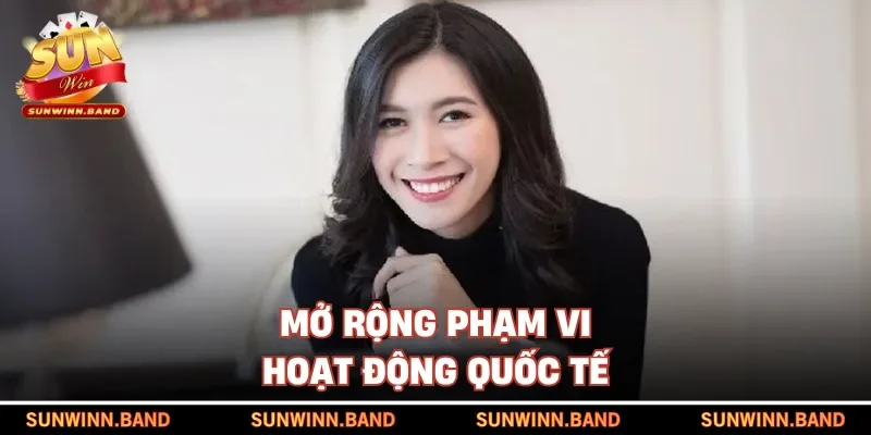 Mở rộng phạm vi hoạt động quốc tế