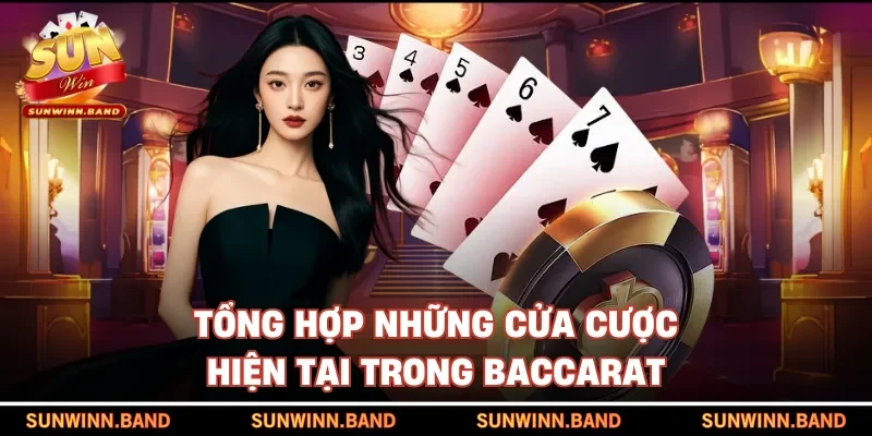 Tổng hợp những cửa cược hiện tại trong Baccarat